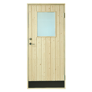 FÖRRÅDSDÖRR 10GR 9X20 RAK KLARGLAS